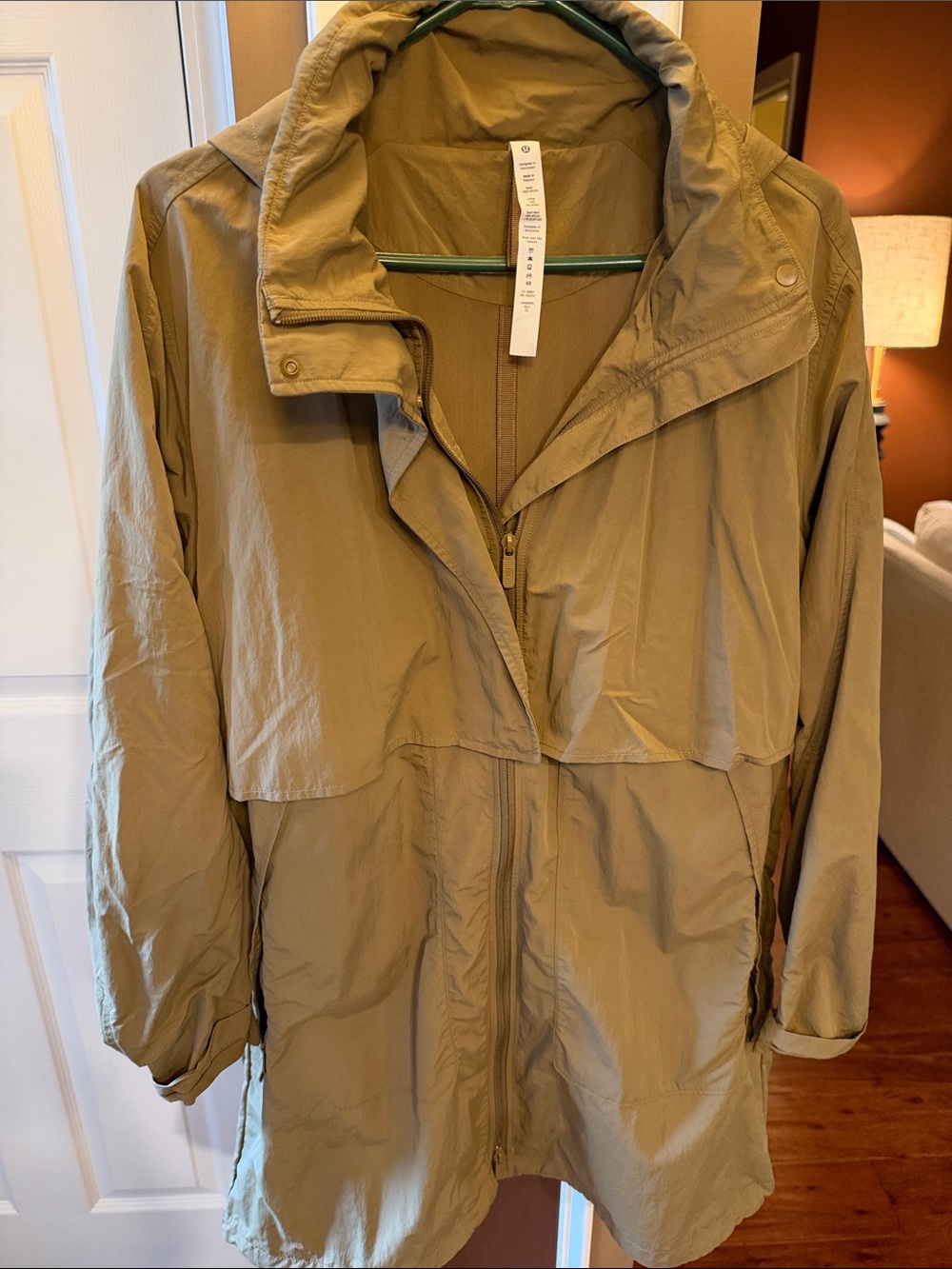 lululemon athletica Always Effortless Long Coat in Artifact size 12